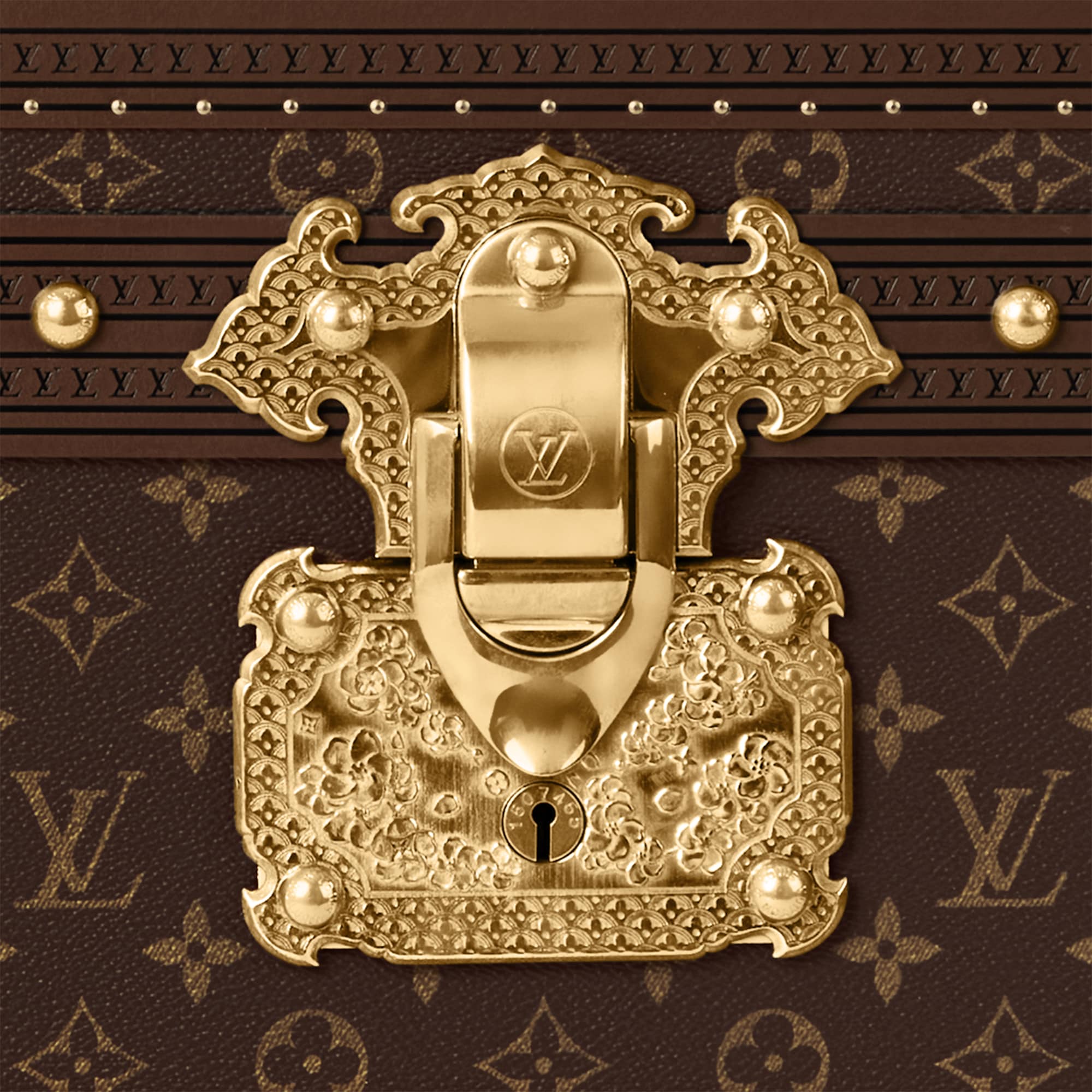 Courrier Lozine 110 Monogram Canvas in Trunks, Travel and Home