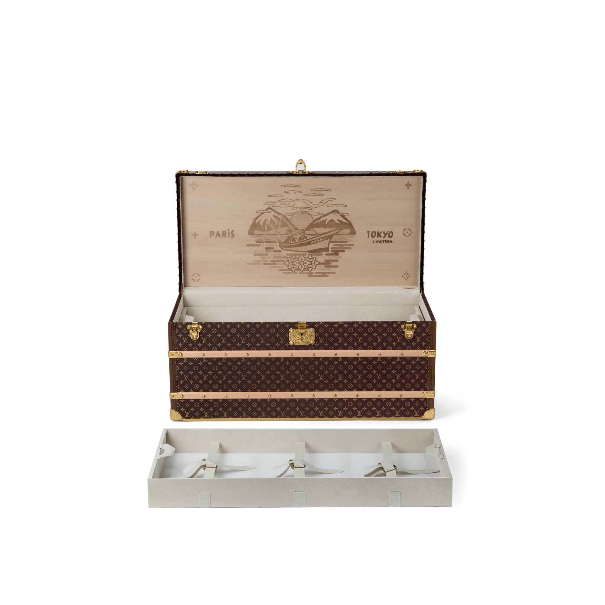 Courrier Lozine 110 Monogram Canvas in Trunks, Travel and Home