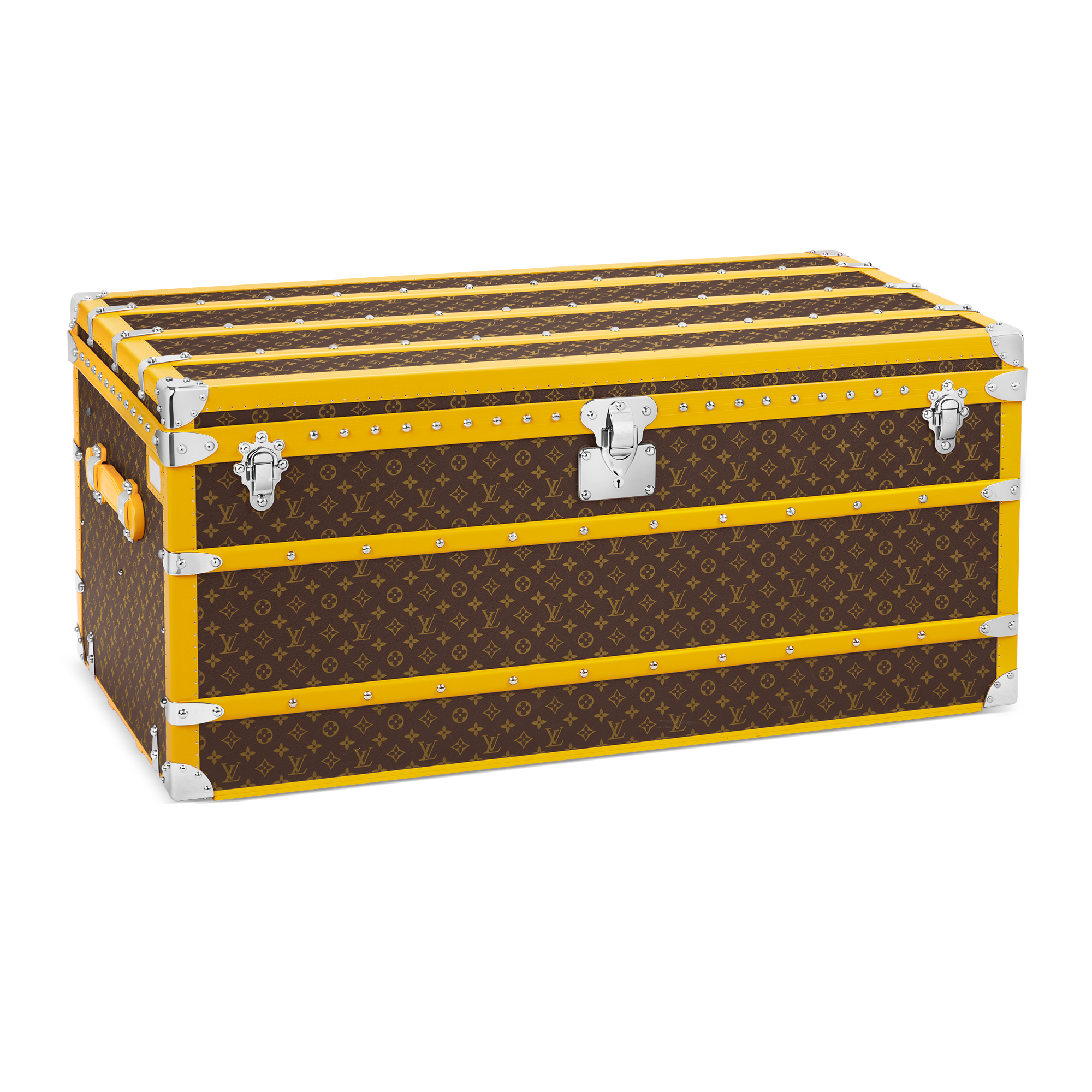 Courrier Lozine 110 Macassar Jaune Monogram Macassar Canvas in Trunks, Travel and Home