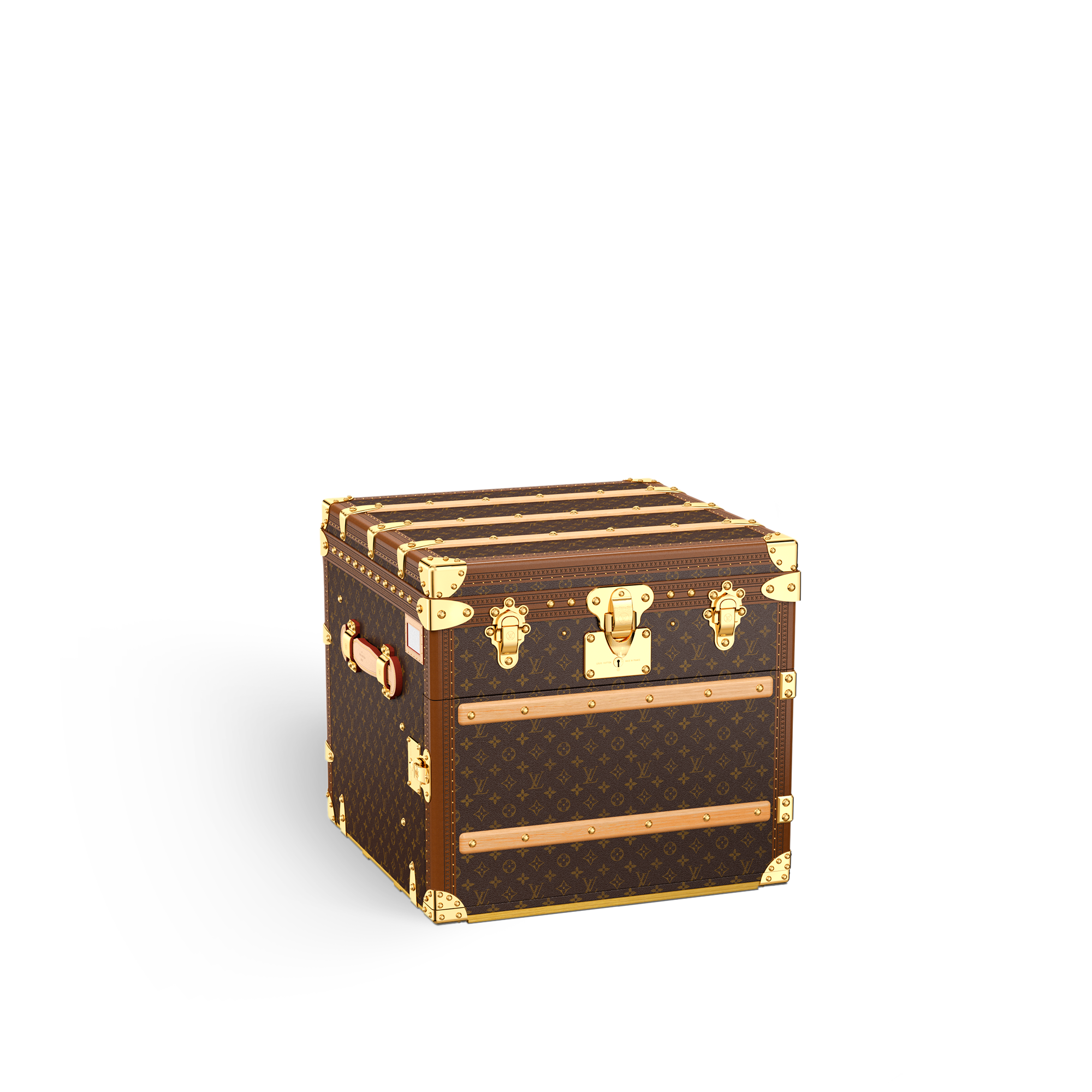 Courrier Lozine Carre Droite Monogram Canvas in Trunks, Travel and Home