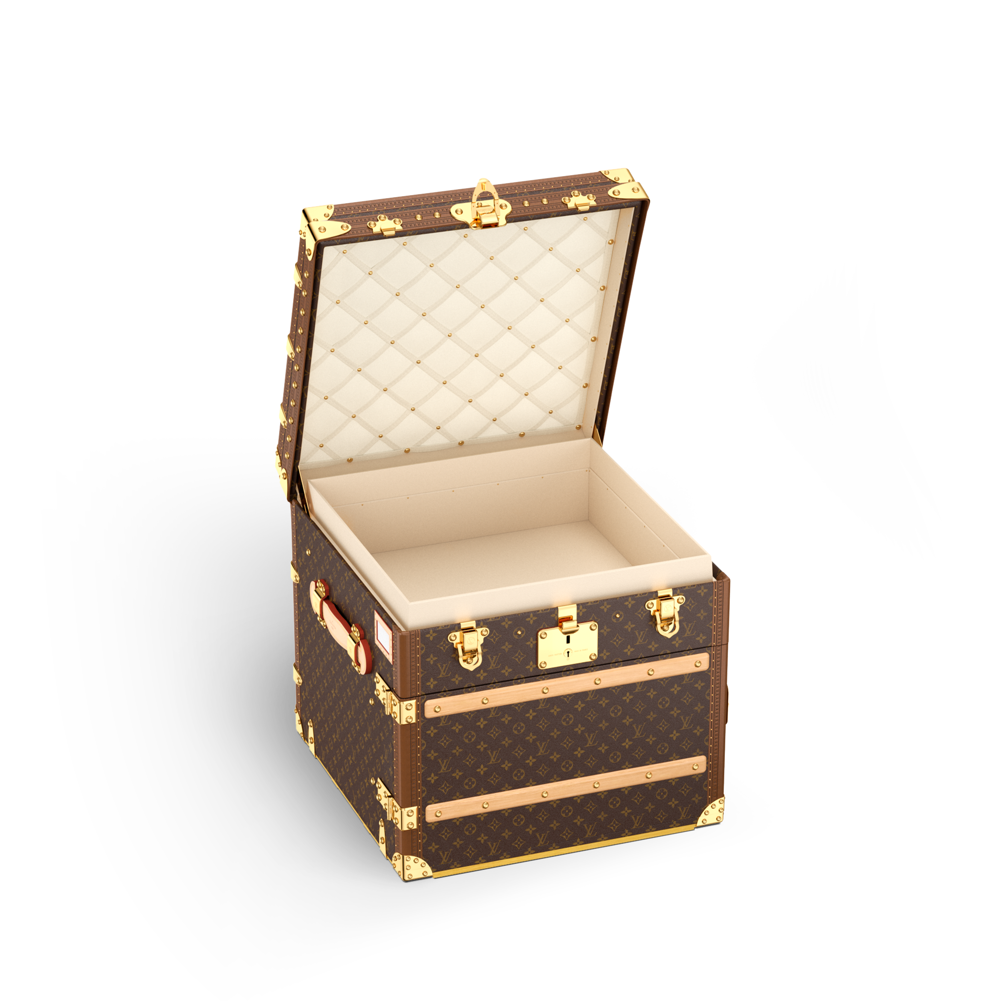 Courrier Lozine Carré Gauche Monogram Canvas in Trunks, Travel and Home