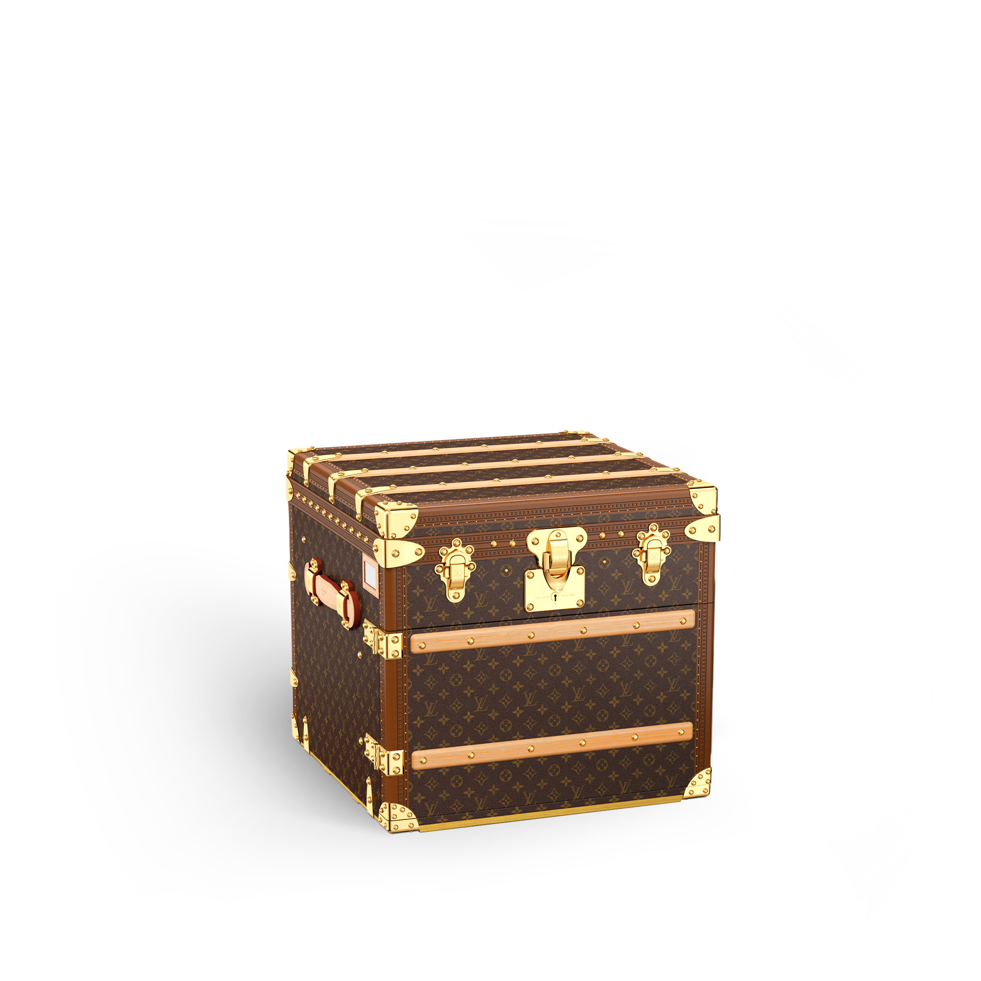 Courrier Lozine Carré Gauche Monogram Canvas in Trunks, Travel and Home