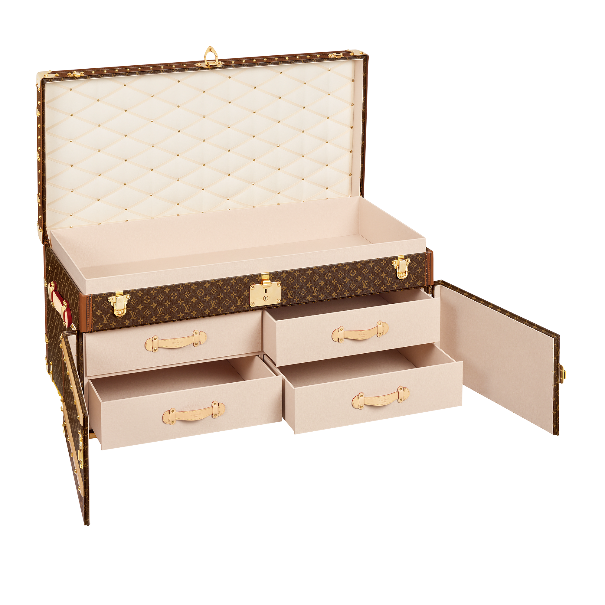 Courrier Lozine Tiroirs Monogram Canvas in Men