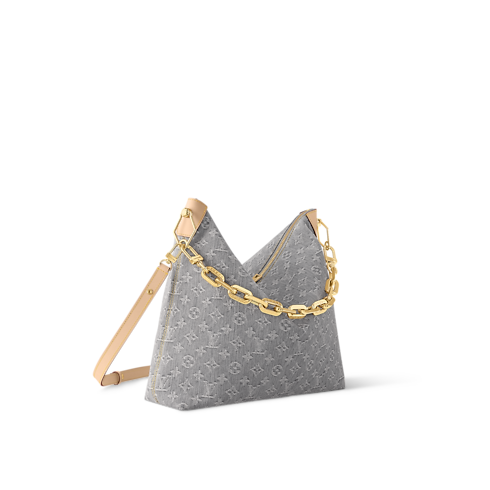 Coussin Hobo MM Monogram Denim in Women's Handbags All Handbags collections by Louis Vuitton (Product zoom)
