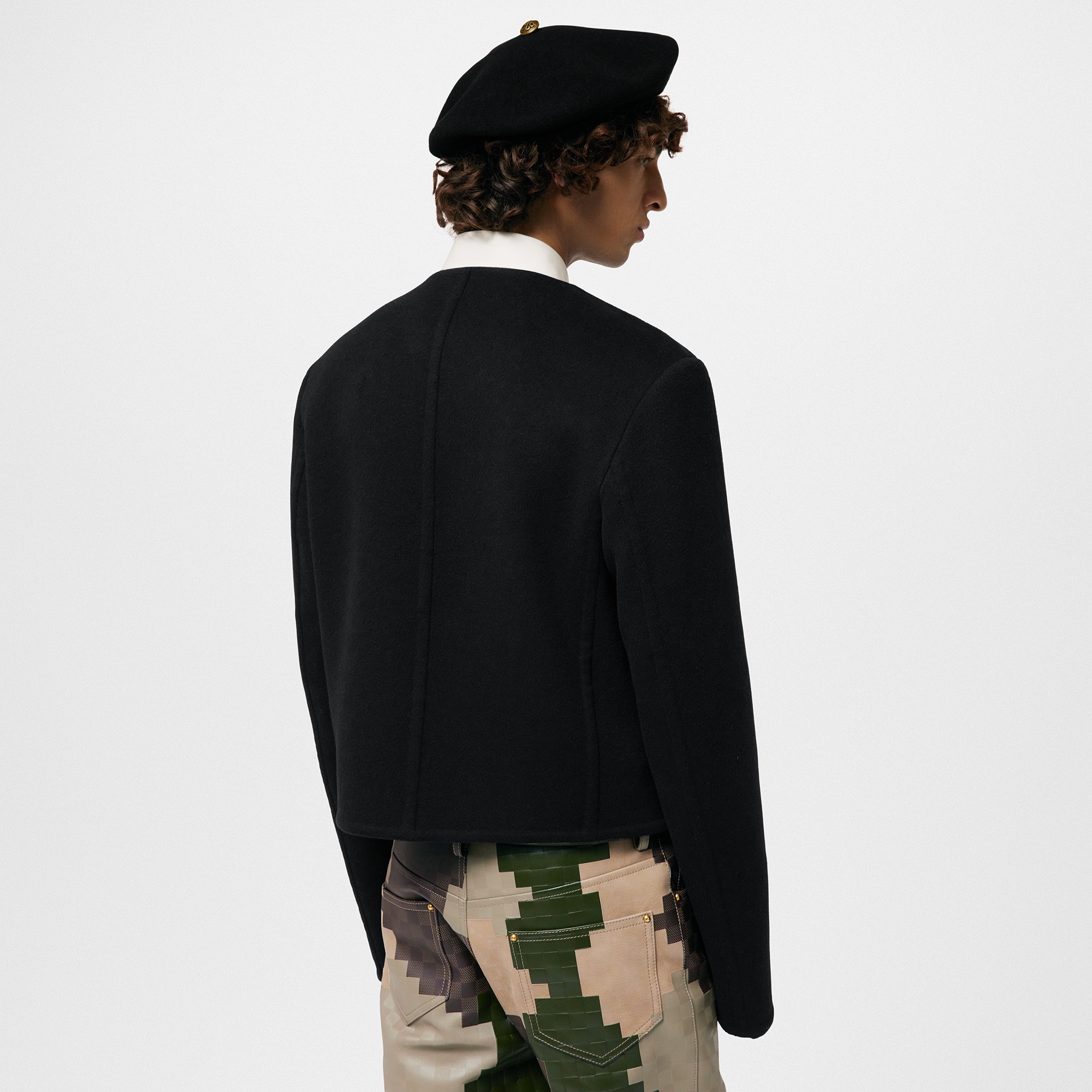 louis vuitton wool jacket