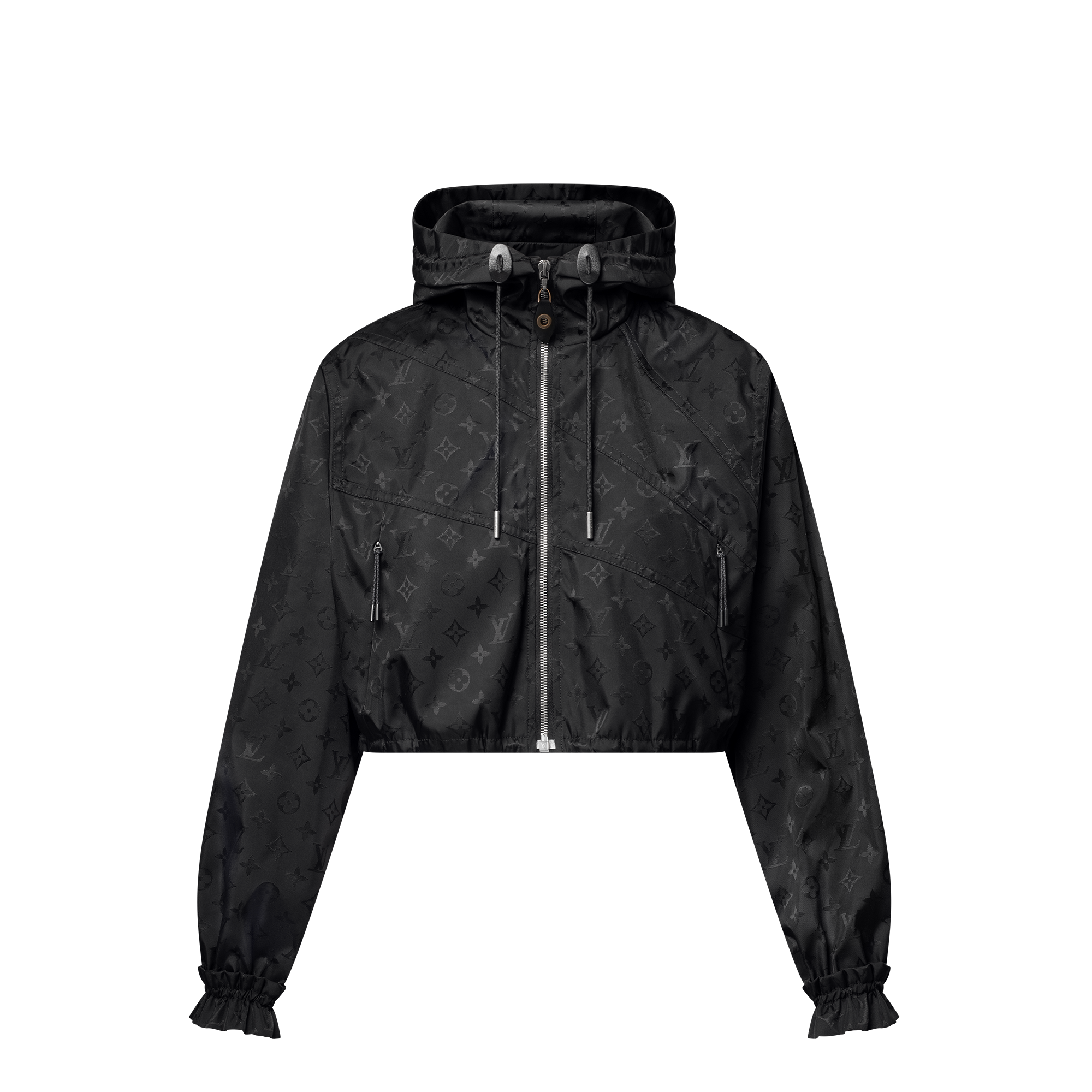 Cropped Monogram Windbreaker  in Women