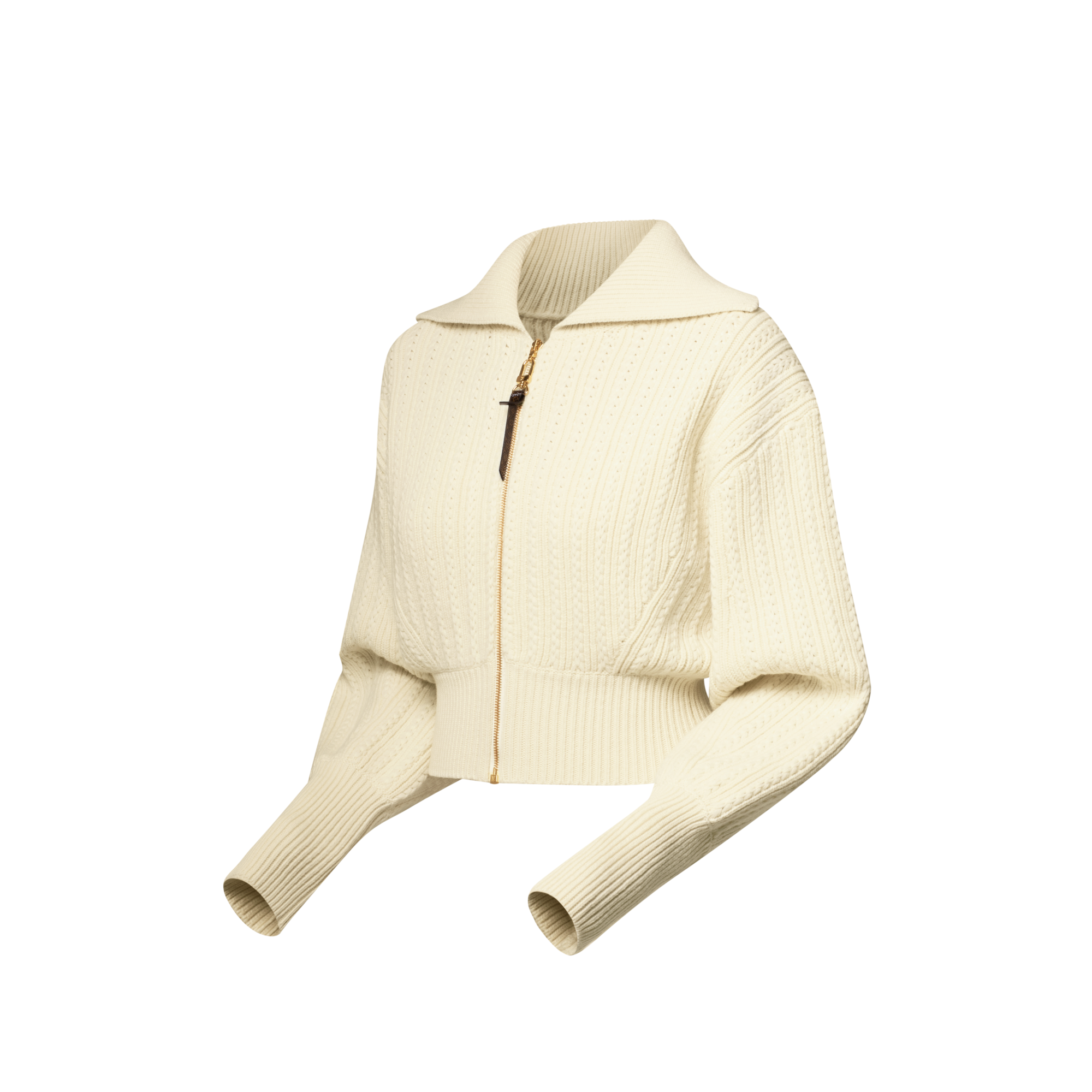 Cropped Rib-Knit Jacket
  in Women