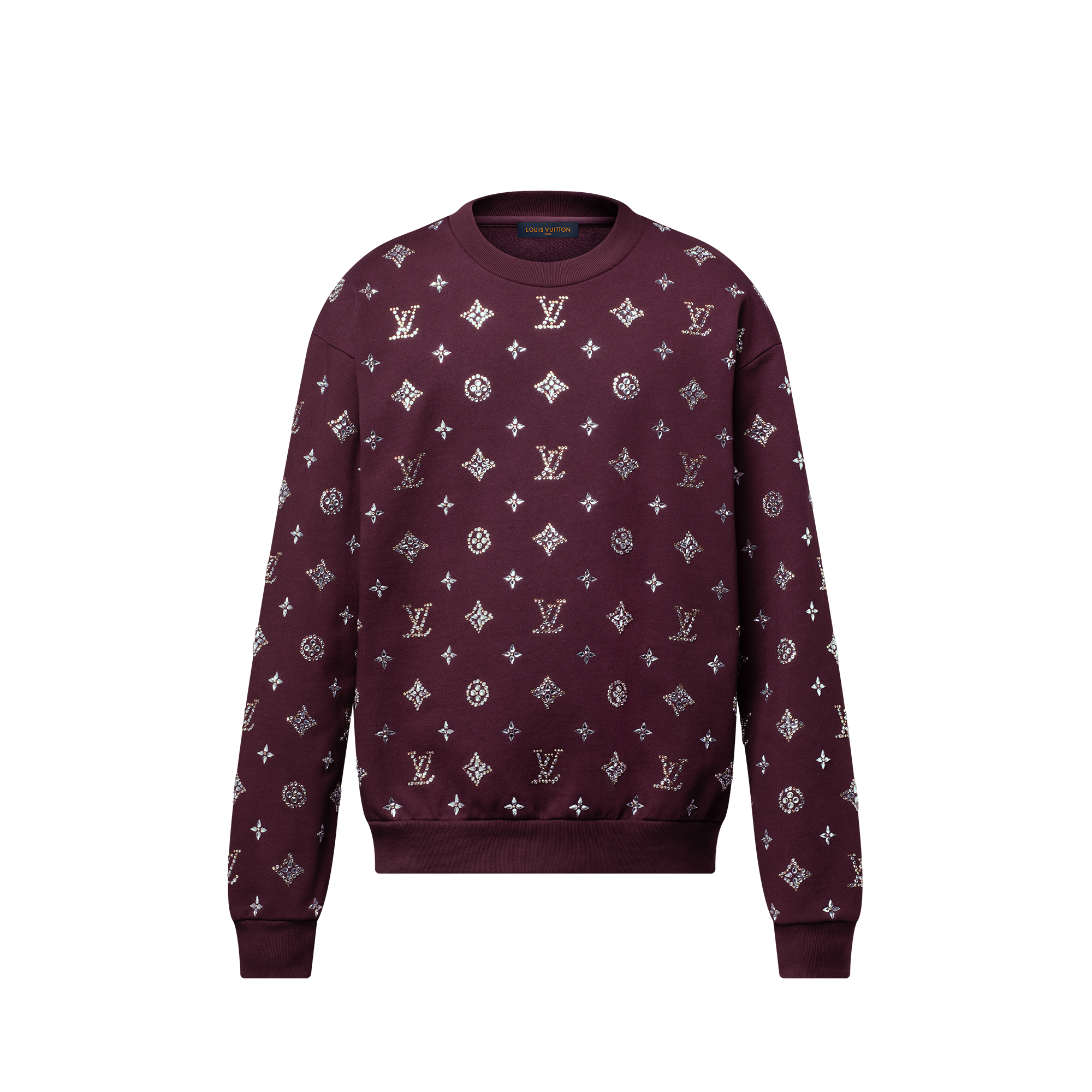 Crystal Monogram Crewneck  in Men