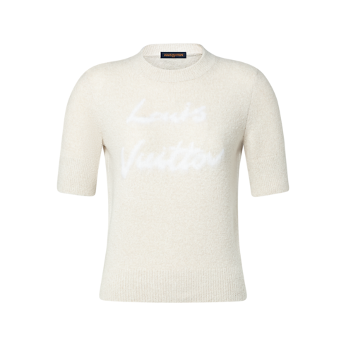 Cursive Signature Knit Top in Women's Ready-to-Wear Knitwear collections by Louis Vuitton (Product zoom)