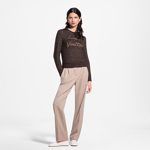 Cursive Signature Pullover in Women's Ready-to-Wear Knitwear collections by Louis Vuitton (Product zoom)
