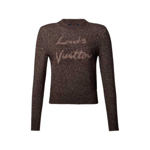 Cursive Signature Pullover in Women's Ready-to-Wear Knitwear collections by Louis Vuitton (Product zoom)