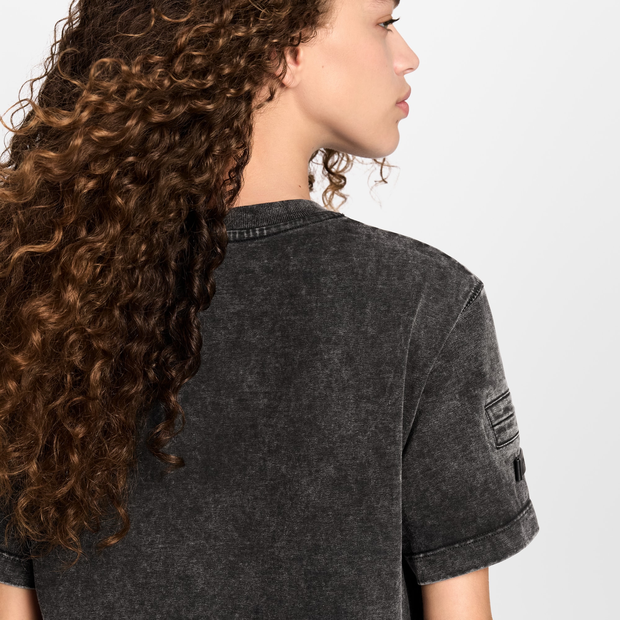 Curve Hem T-Shirt  in Women