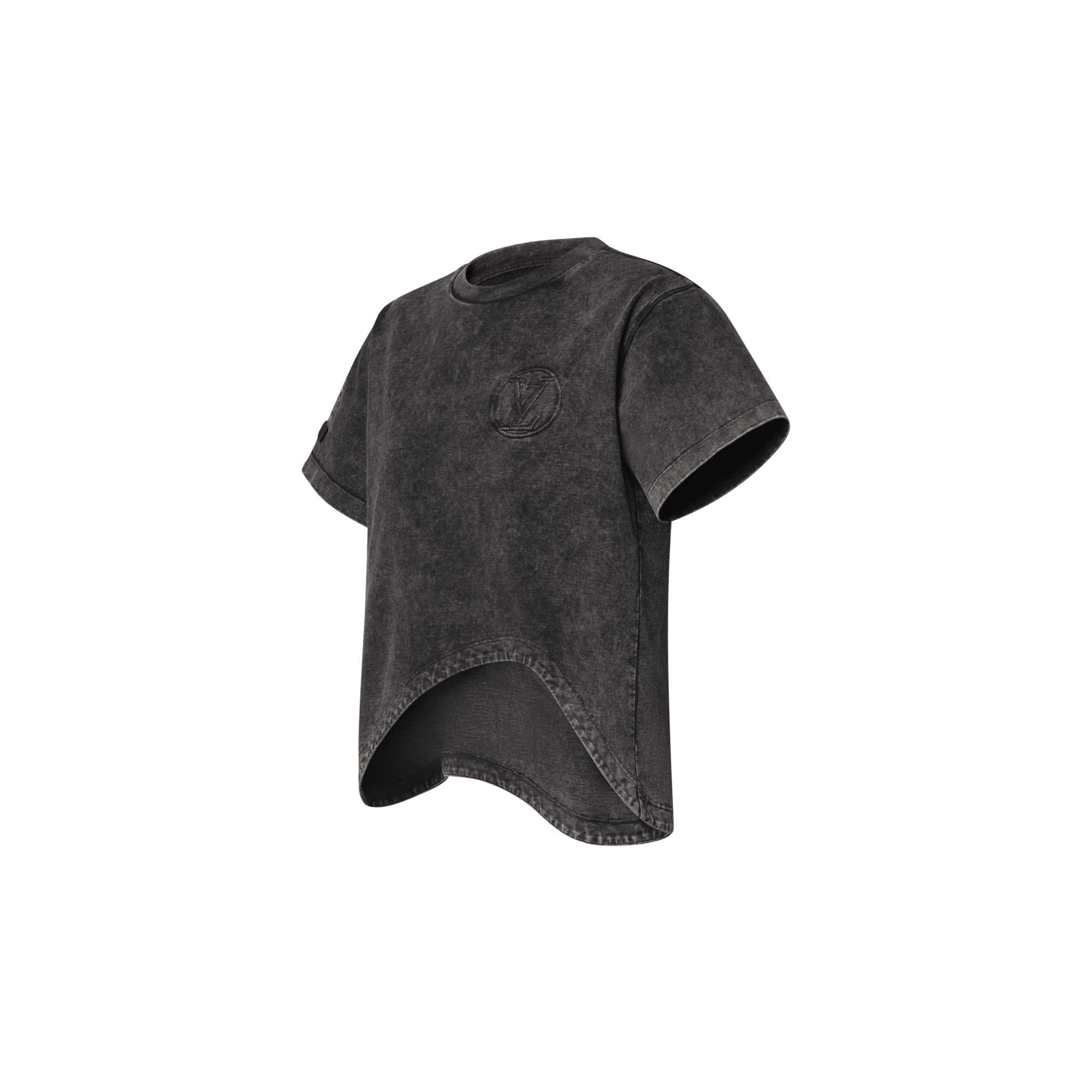 Curve Hem T-Shirt  in Women