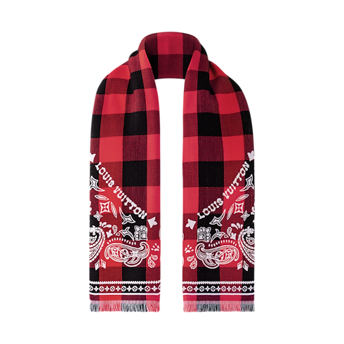Damier Buffalo Stole S00 in Men's Accessories Scarves collections by Louis Vuitton (Product zoom)