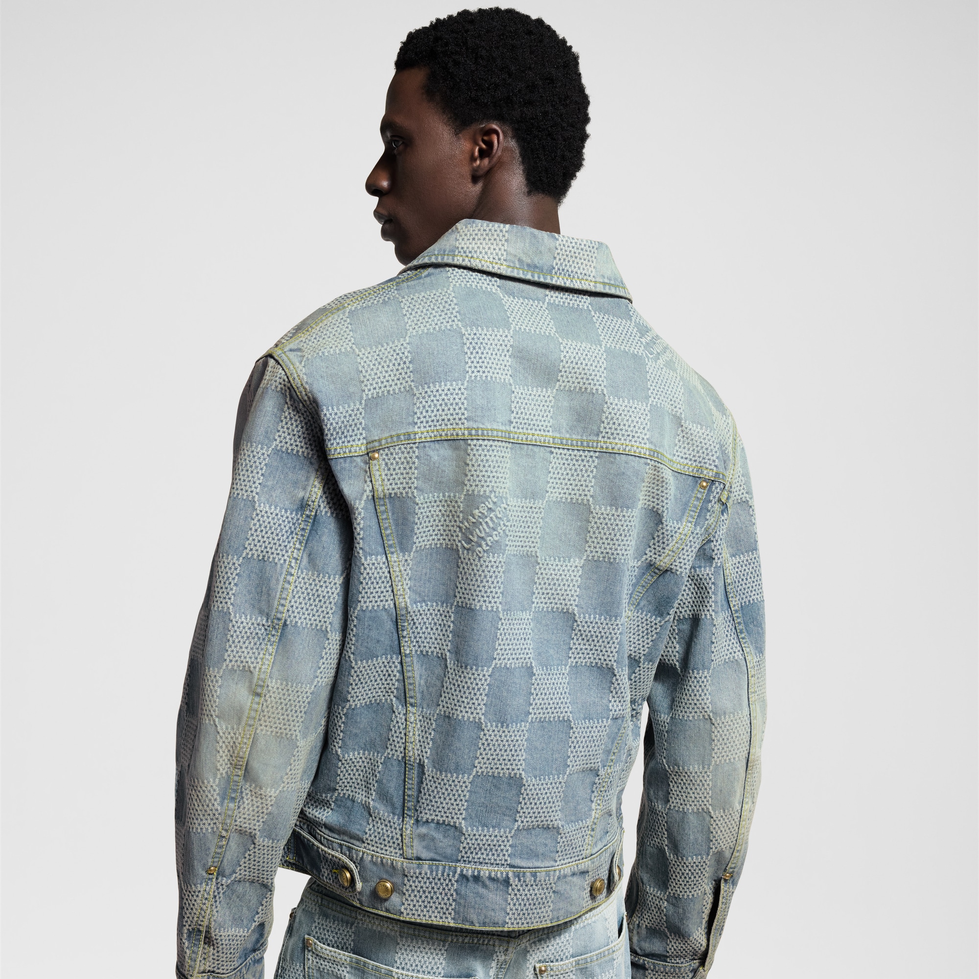 Damier Classic Denim Jacket   in Men