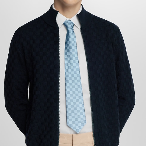 Damier Classique Tie cropped view