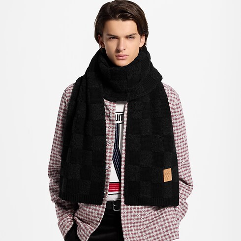 Damier Cloud Scarf S00 in Men's Accessories Scarves collections by Louis Vuitton (Product zoom)
