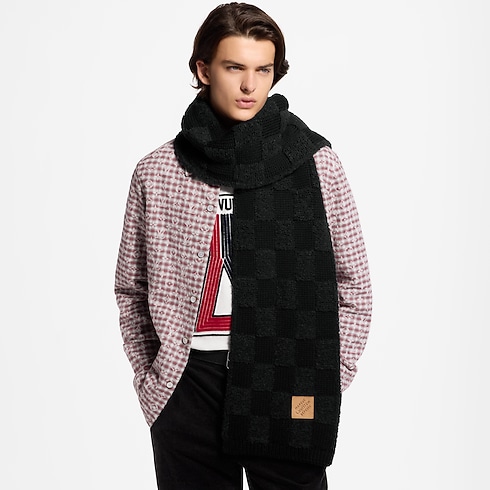 Damier Cloud Scarf S00 in Men's Accessories Scarves collections by Louis Vuitton (Product zoom)