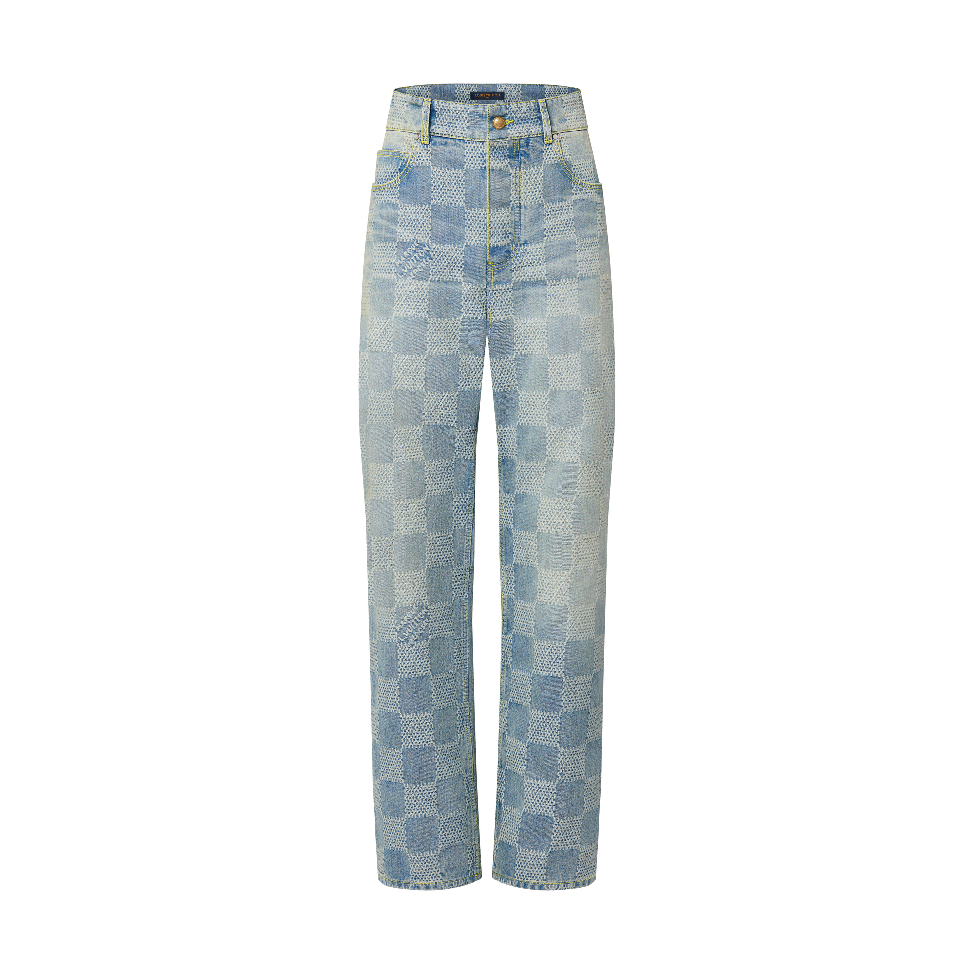 Damier Denim Skate Pants     in Men