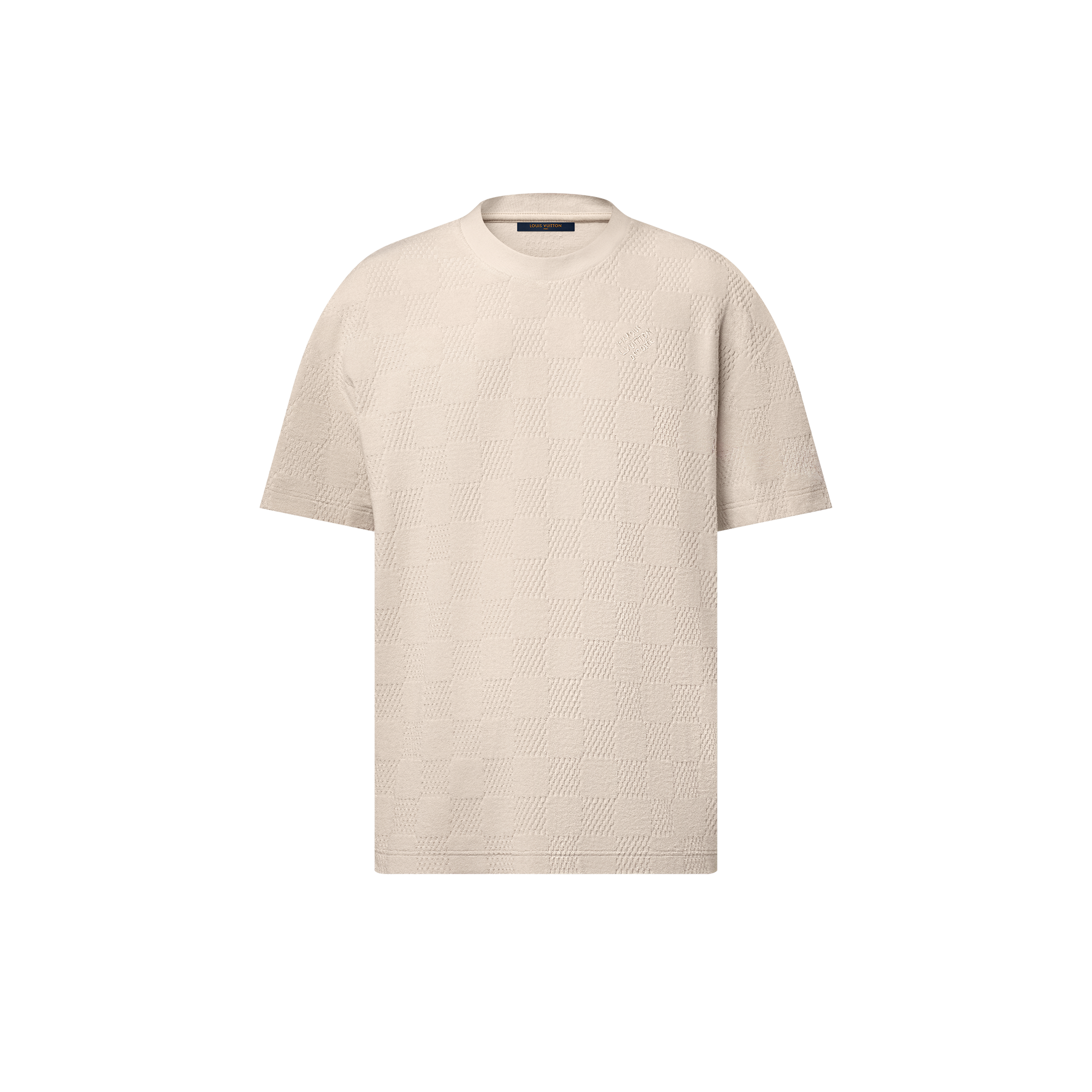 Damier French Terry T-Shirt  in Men