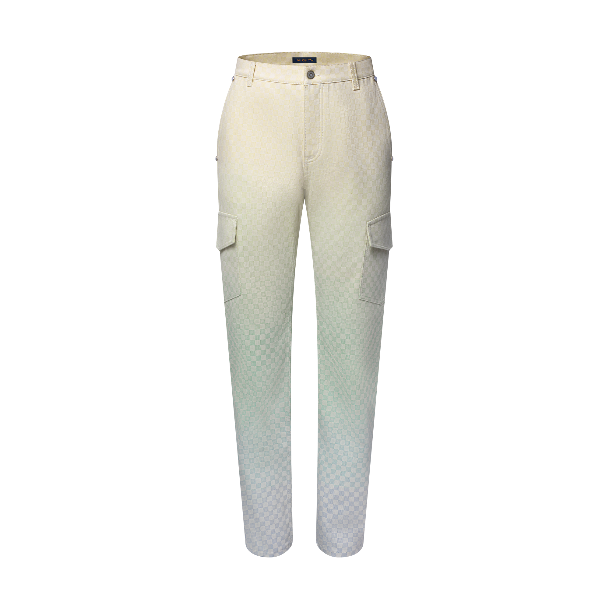 Damier Gradient Jacquard Denim Cargo Pants  in Men