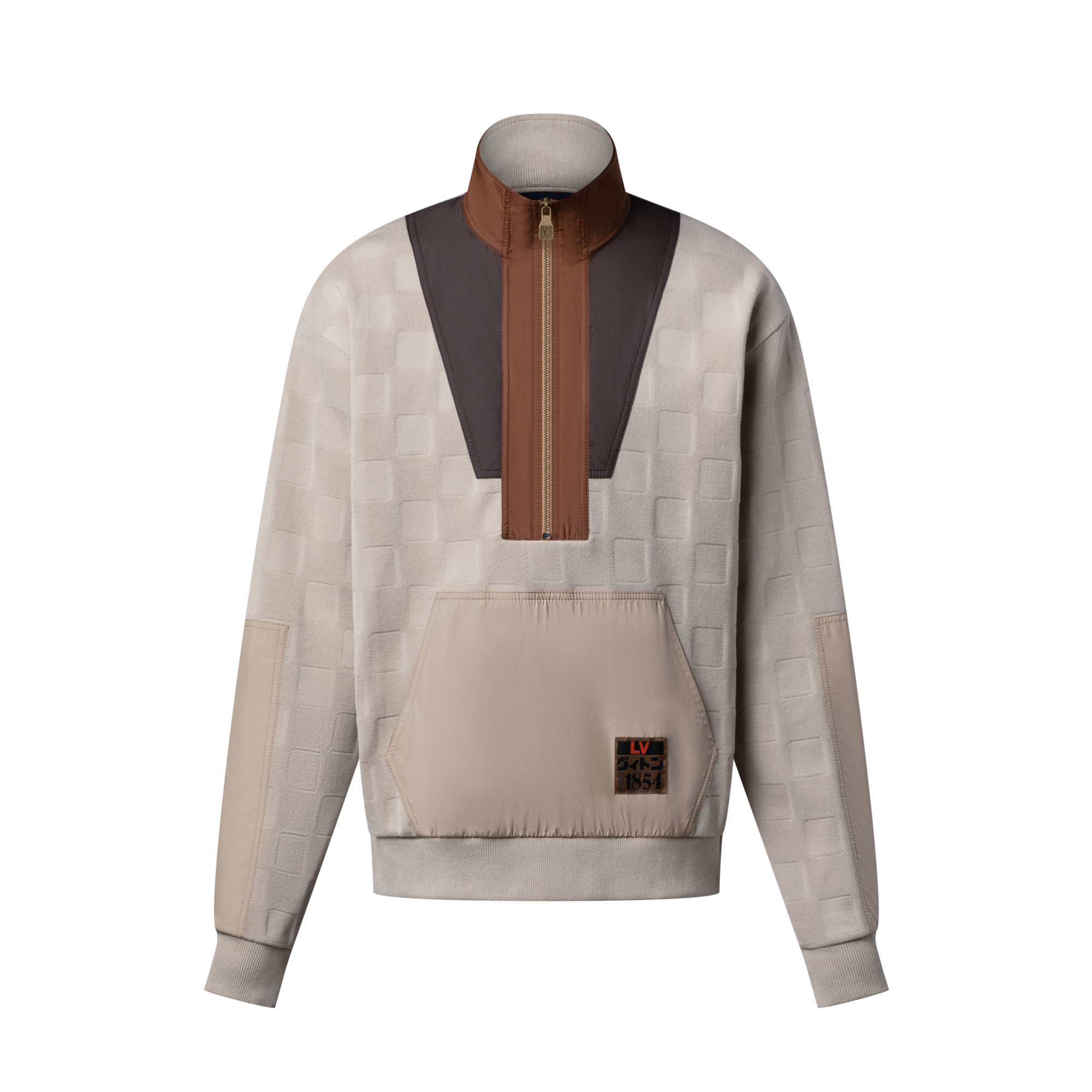 Damier Hybrid Half-Zip Workwear Pullover  in Men