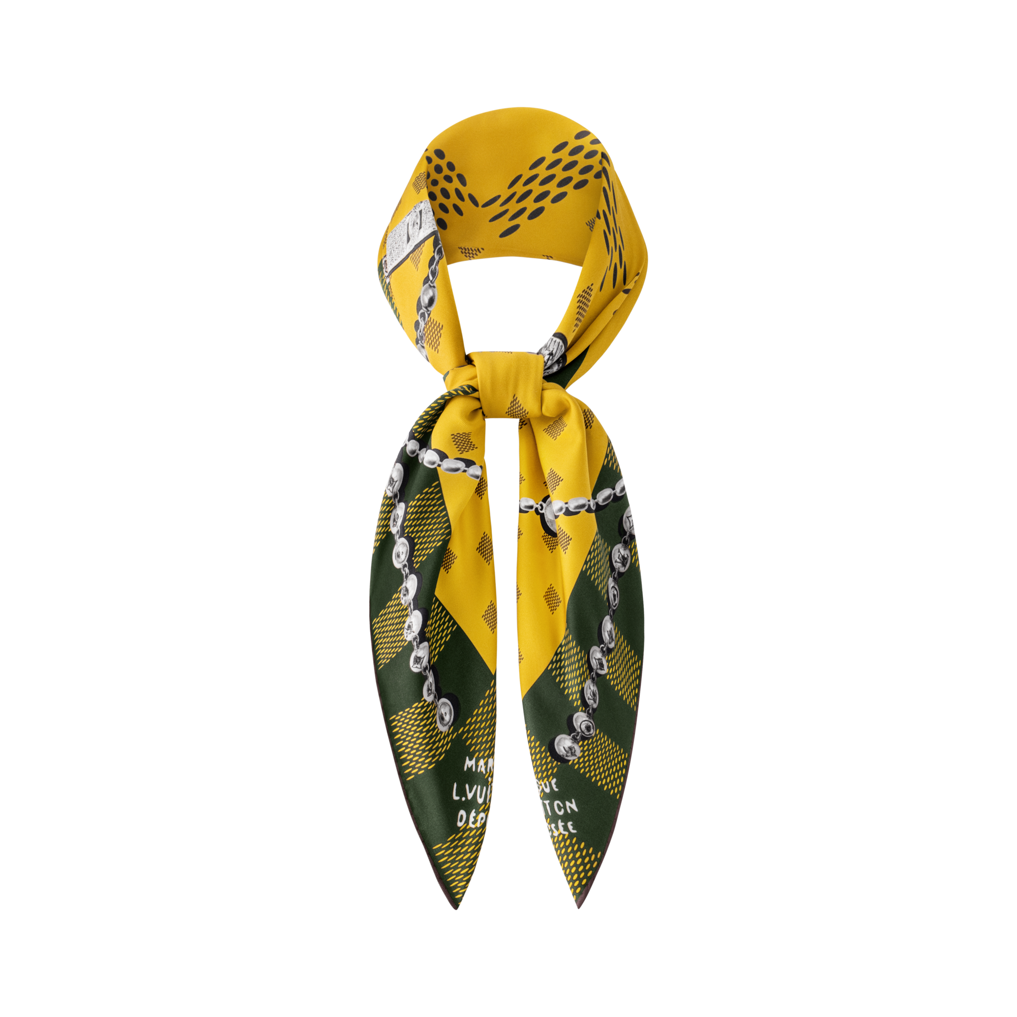 Damier Jewelry Silk Square S00 in Men