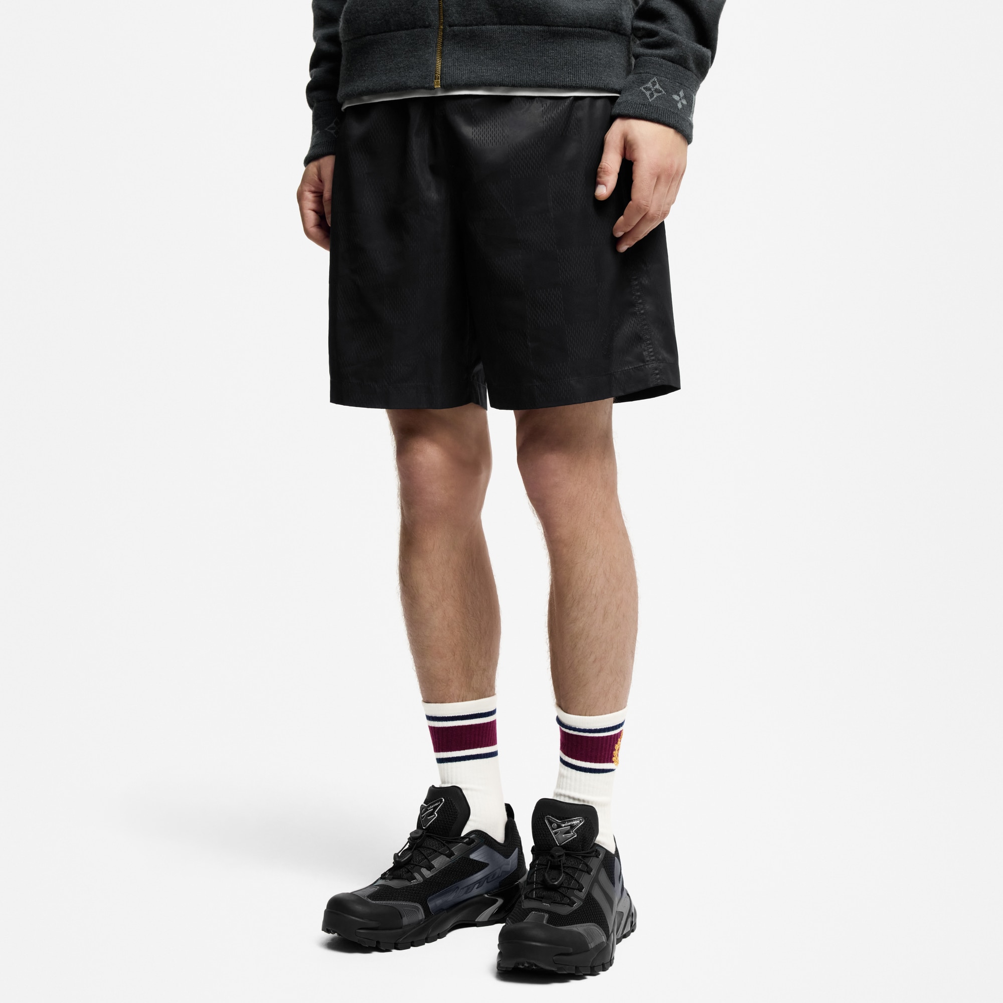 Damier Nylon Swim Shorts  in Men