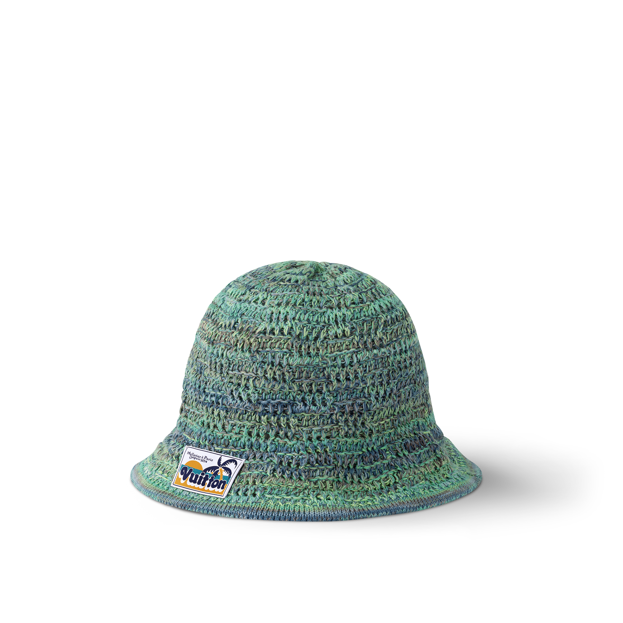 Damier Palm Tree Crochet Hat S00 in Men
