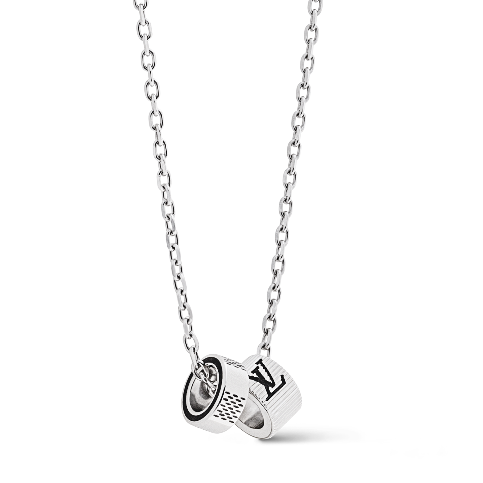 Damier Rings Pendant S00 in Men