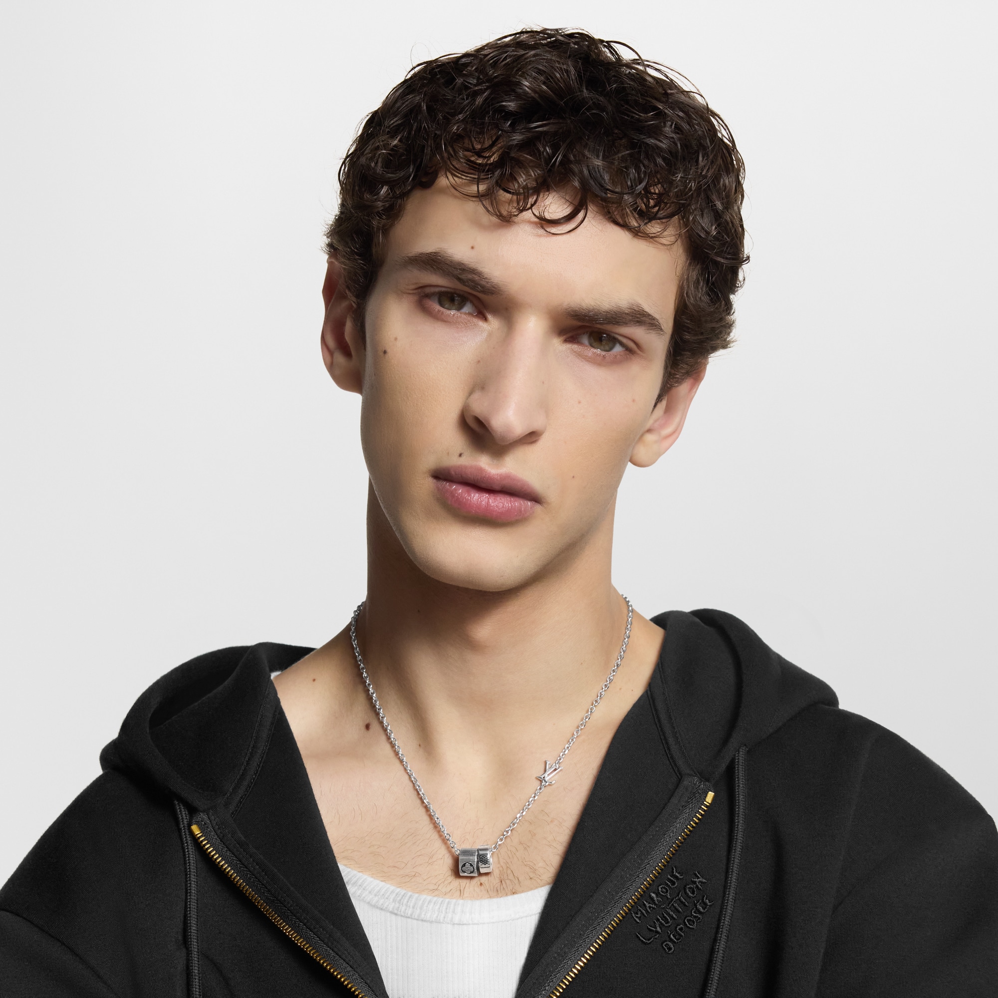 Damier Rings Pendant S00 in Men