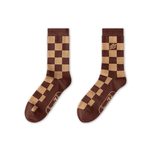 Damier Skate Socks S00 in Men's Accessories Home Textile collections by Louis Vuitton (Product zoom)