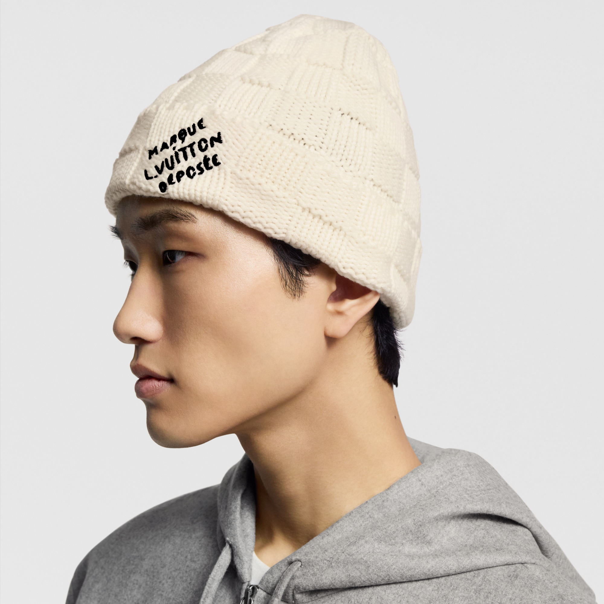 Damier Snug Beanie S00 in Men