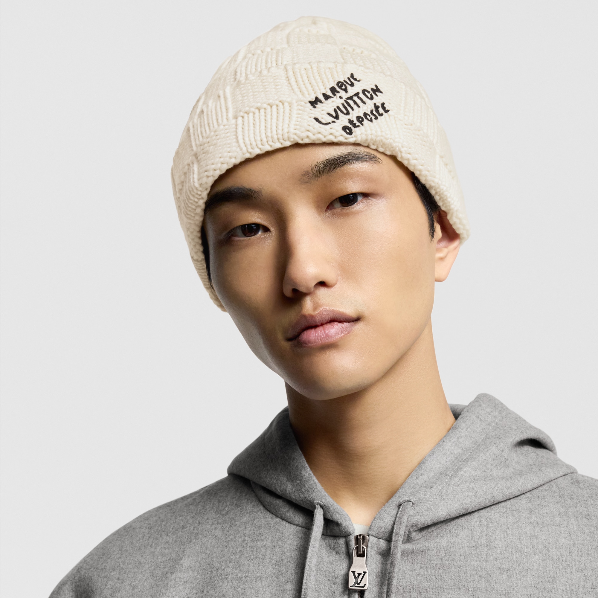 Damier Snug Beanie S00 in Men