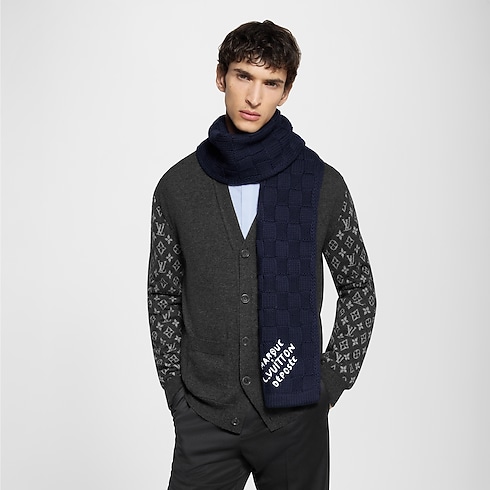 Damier Snug Scarf S00 in Men's Accessories Scarves collections by Louis Vuitton (Product zoom)
