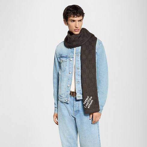Damier Snug Scarf S00 in Men's Accessories Scarves collections by Louis Vuitton (Product zoom)