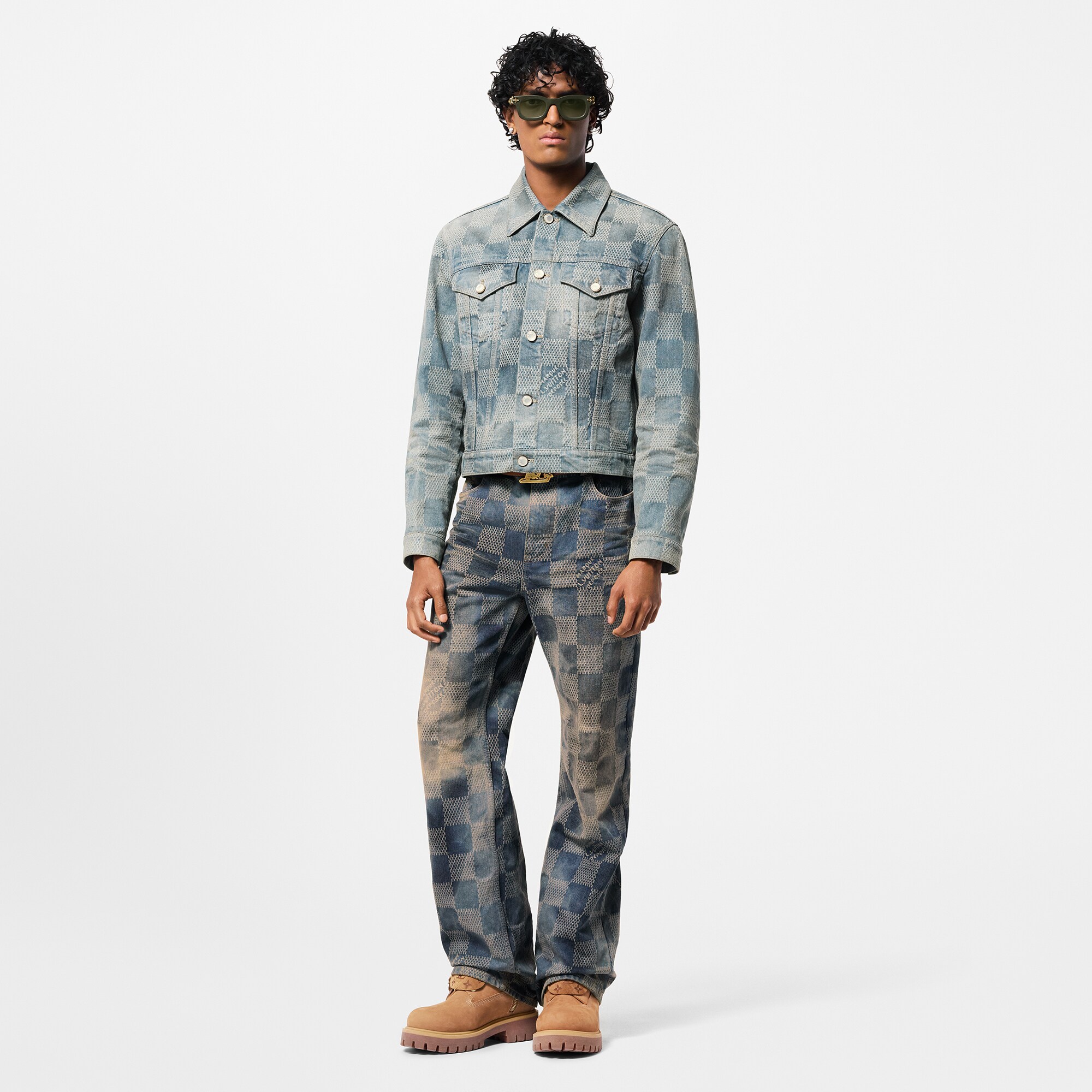 washed おぞ 5p denim pants echeveria OVY 