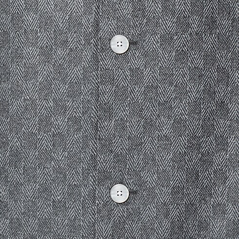 Damier Wool Overcoat in Men's New In Men } collections by Louis Vuitton (Product zoom)