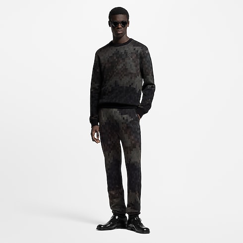 Damoflage Jacquard Pants in Men's Ready to Wear All Ready-To-Wear collections by Louis Vuitton (Product zoom)