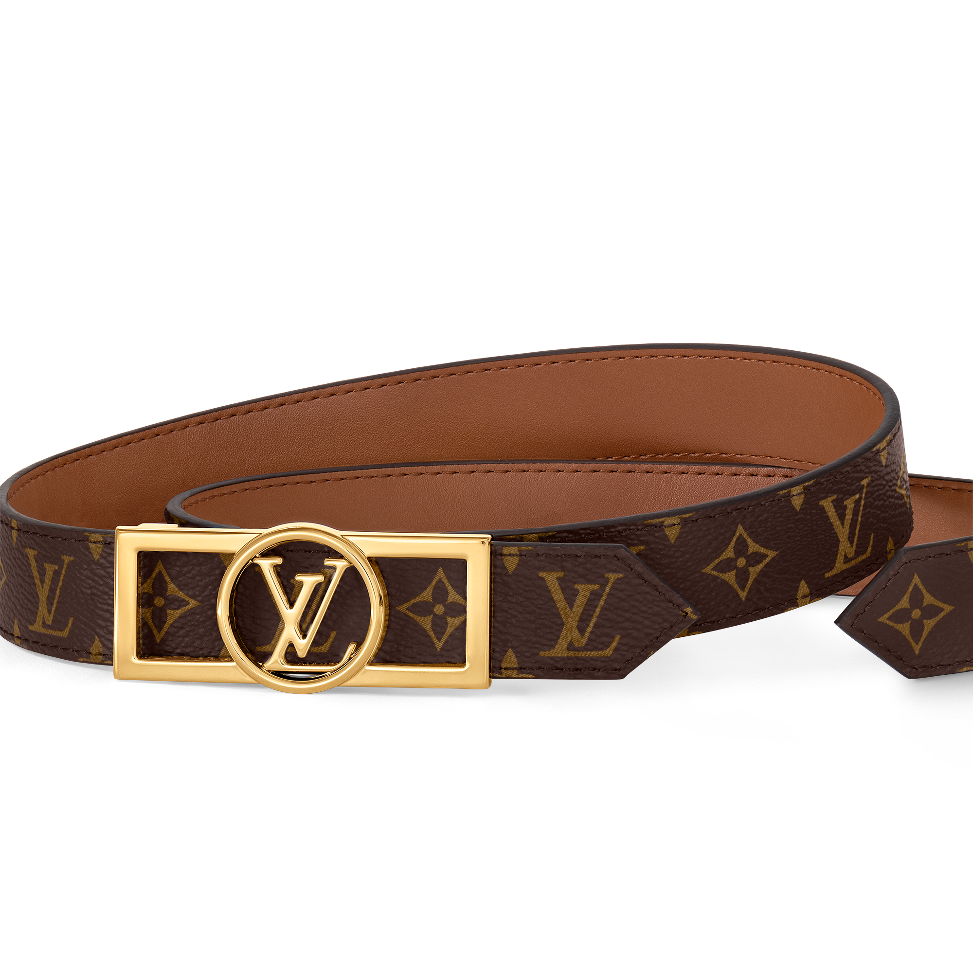 Dauphine 25mm Reversible Belt Monogram Canvas in Women