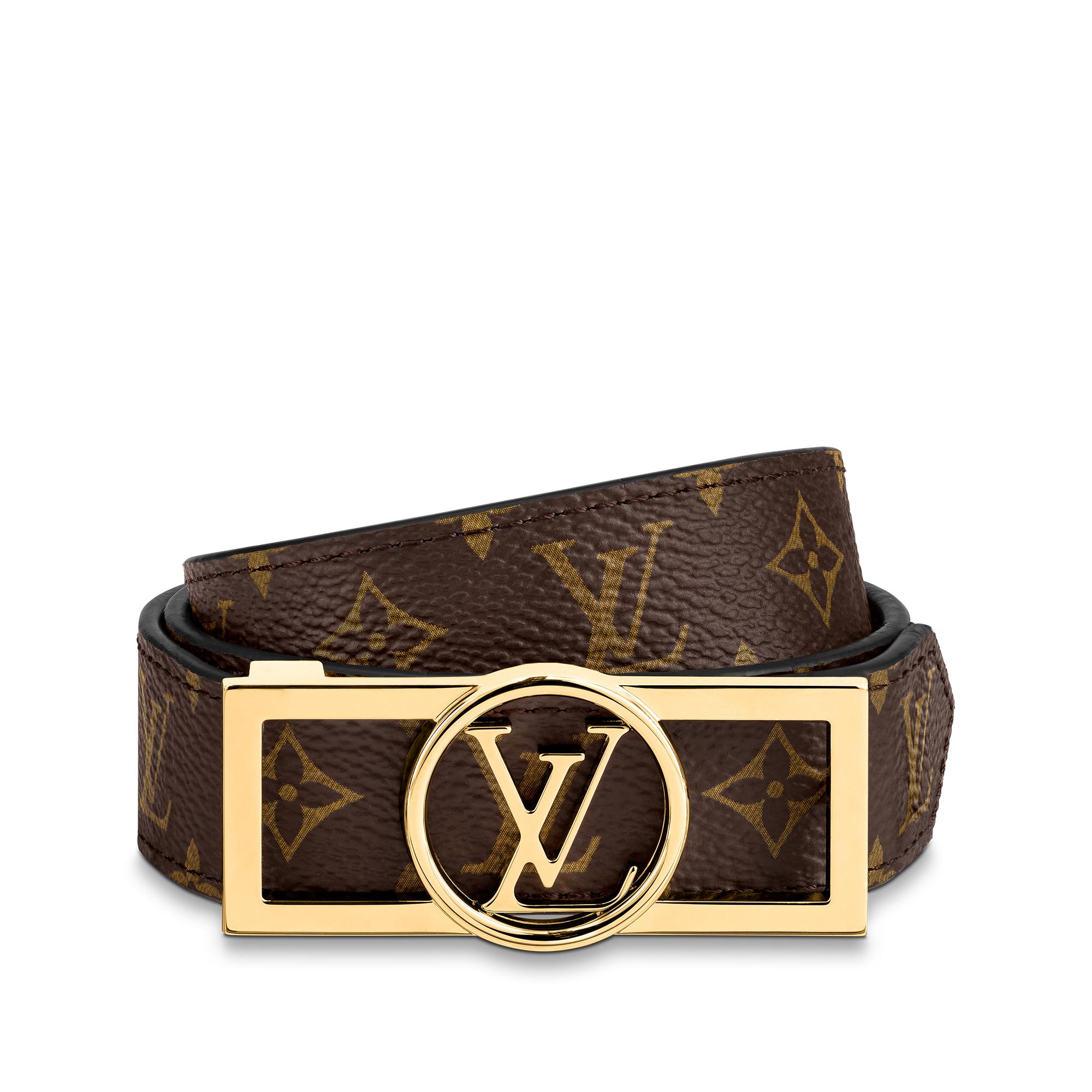 Dauphine 25mm Reversible Belt Monogram Canvas in Women