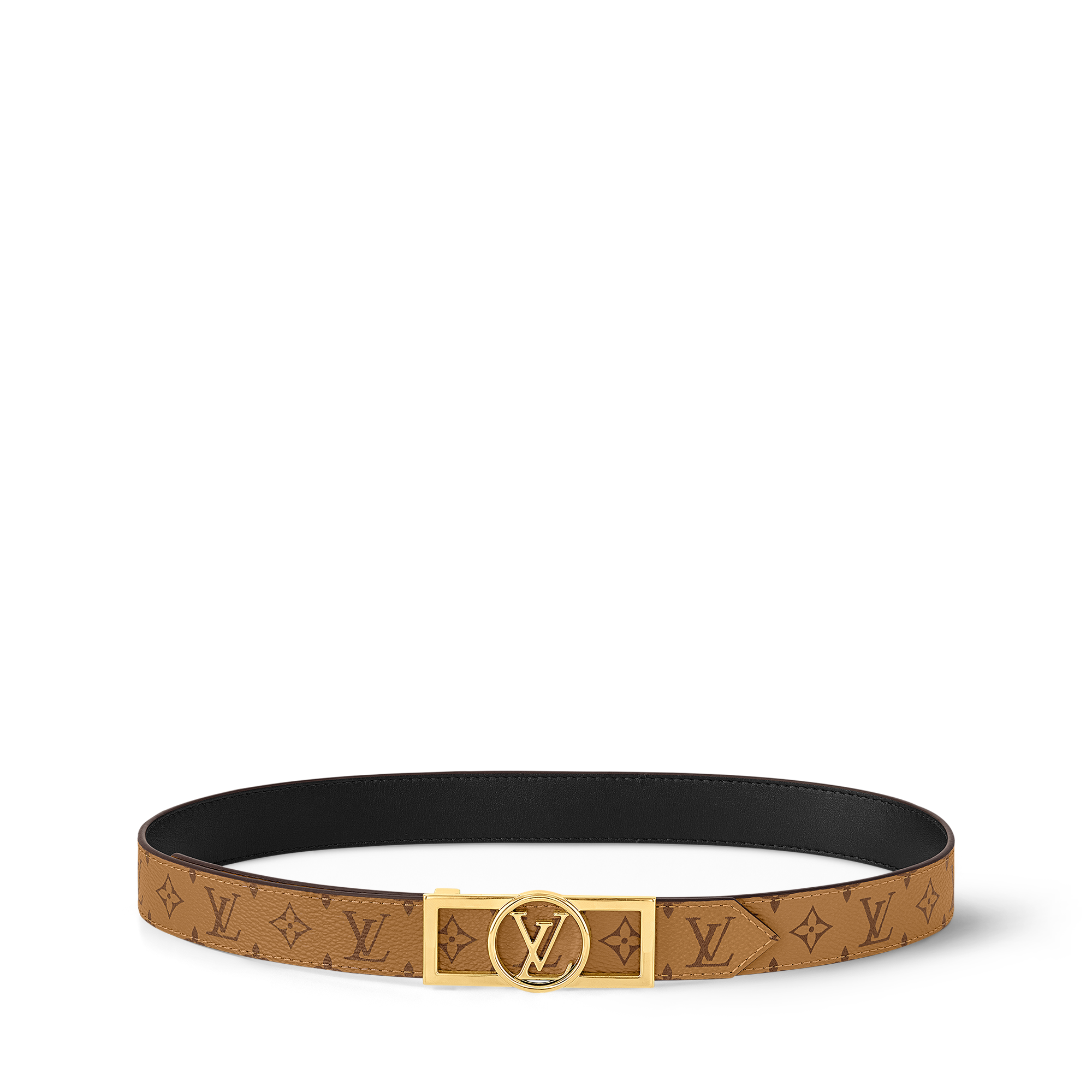 Dauphine 25mm Reversible Belt Other Monogram Canvas in Women