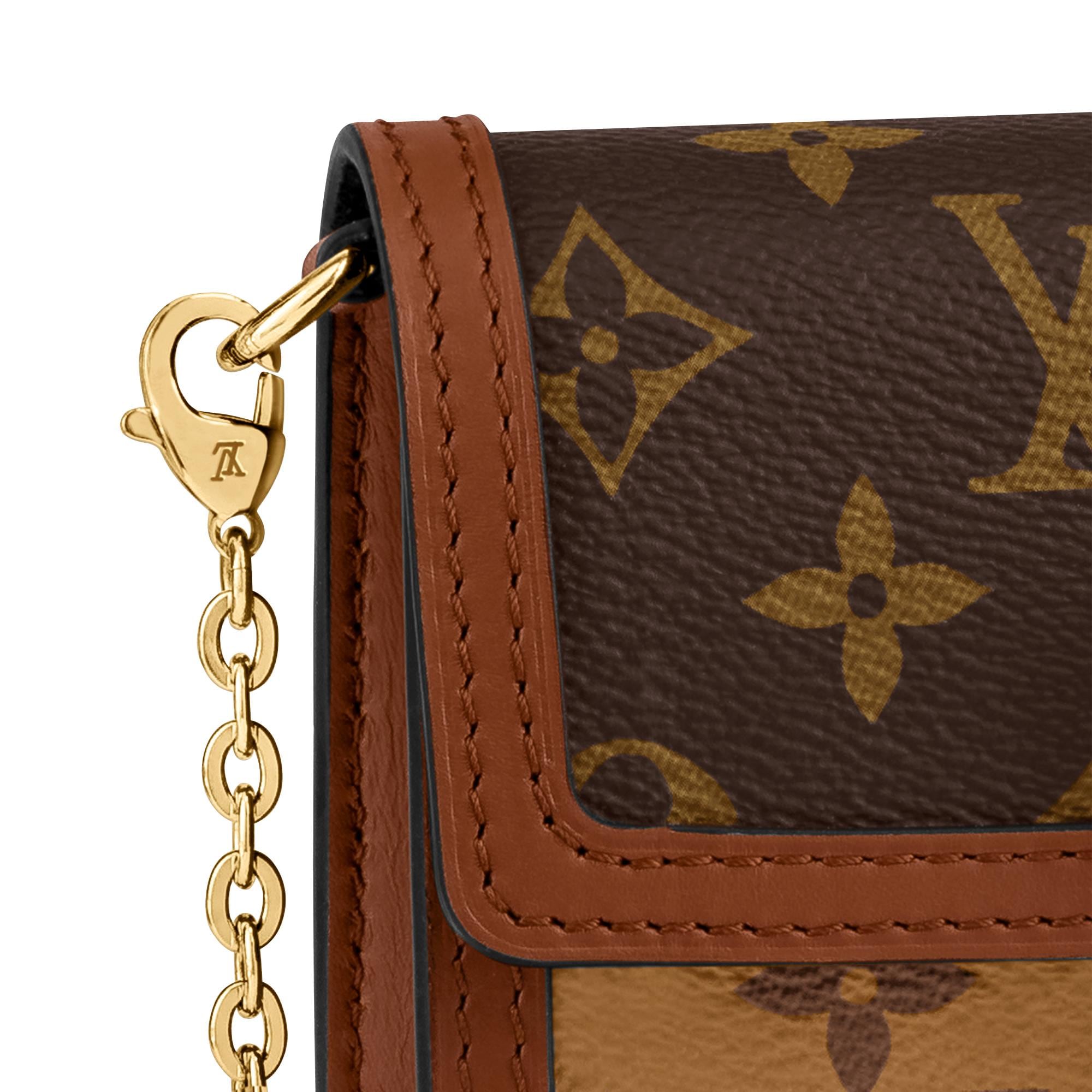 Dauphine Chain Wallet Other Monogram Canvas in Women