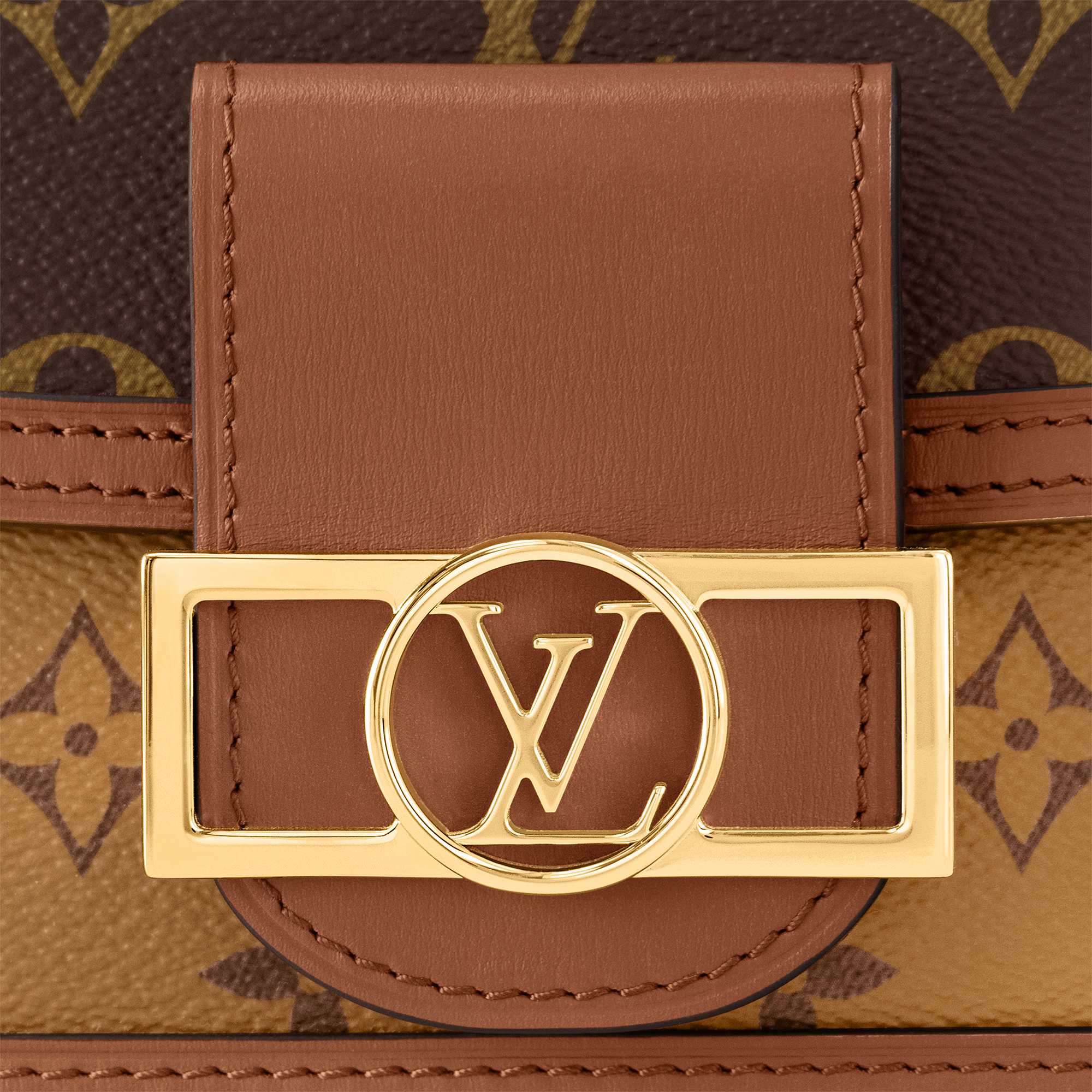 Dauphine East West Monogram Reverse Canvas in Women