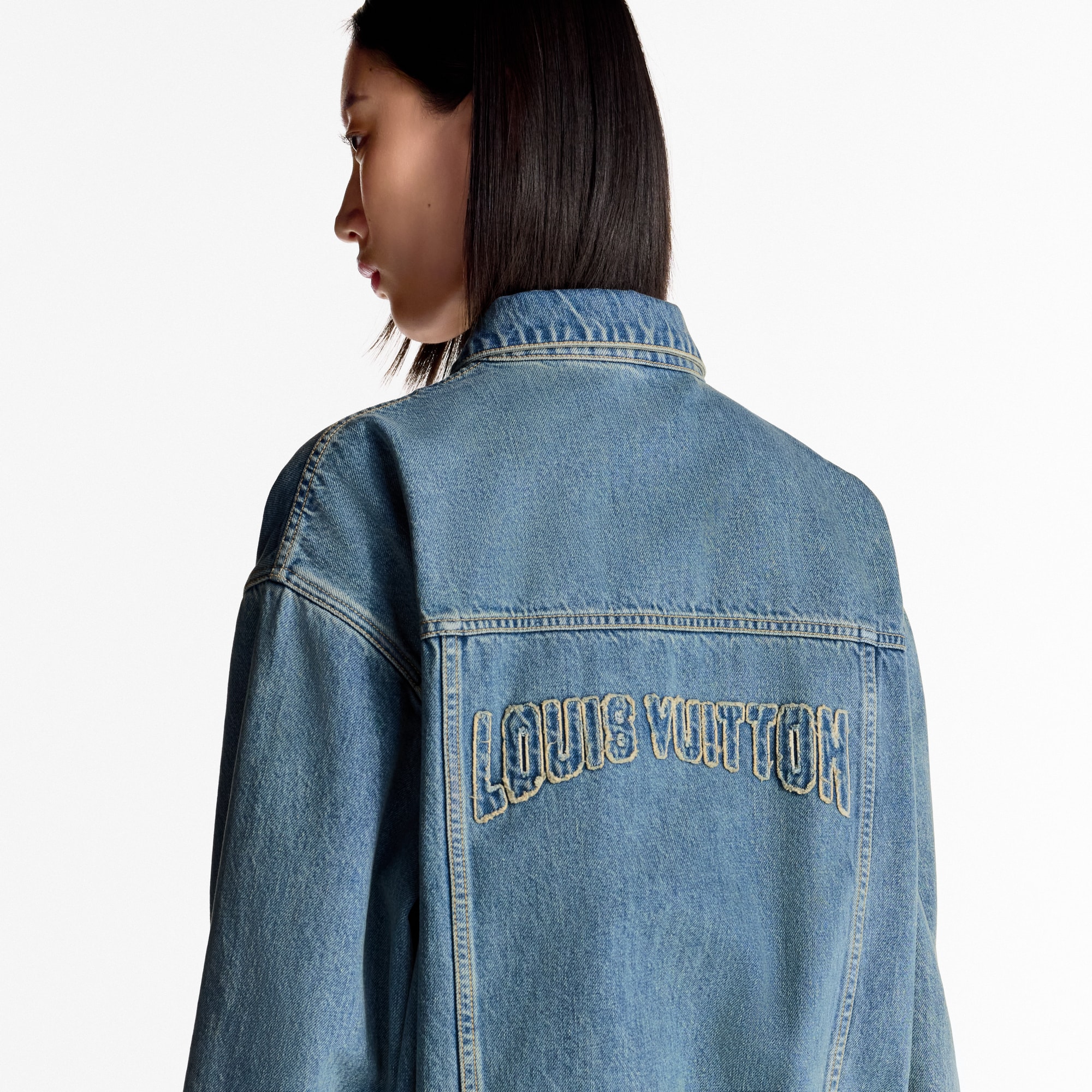Denim Bomber Jacket   in Women