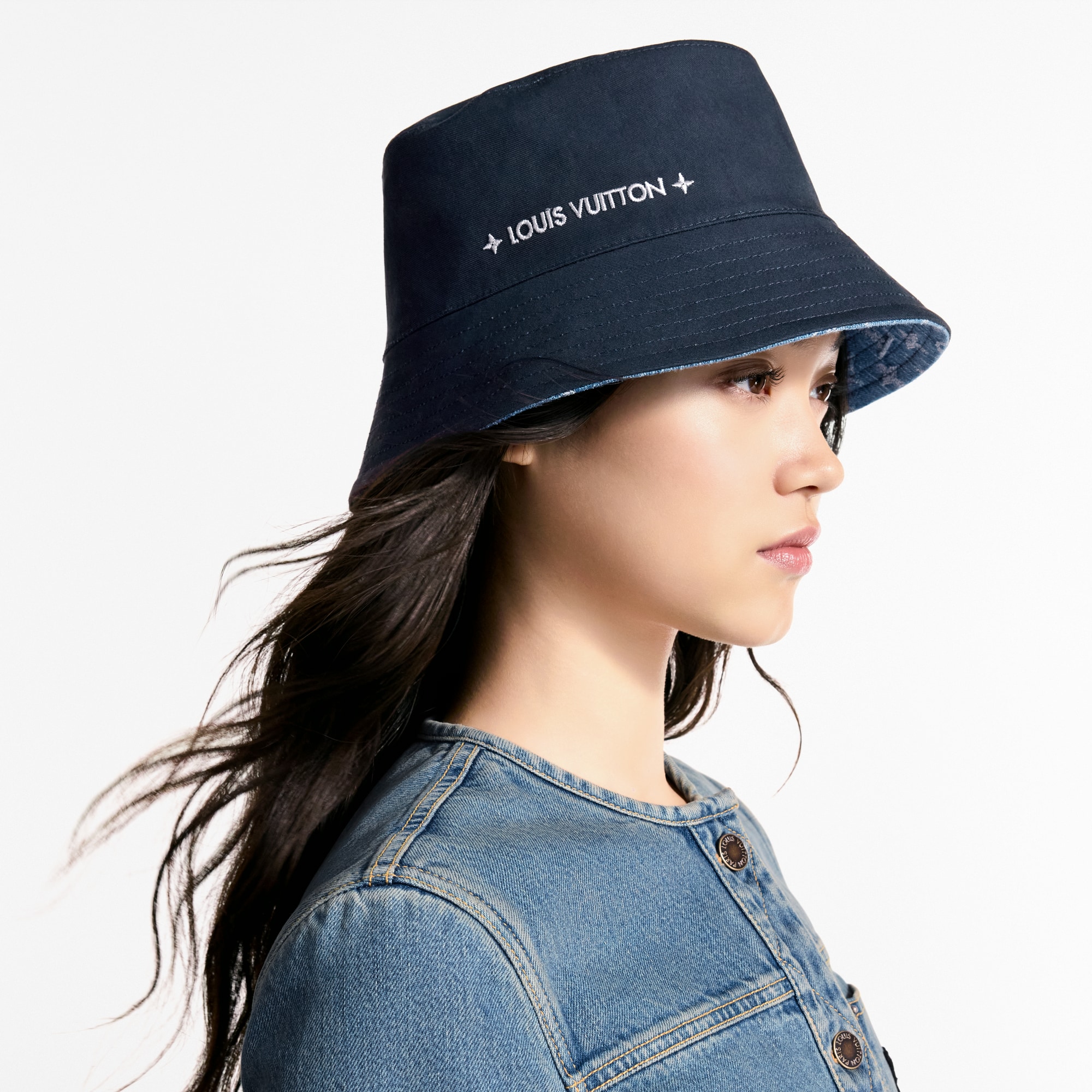 Denim Bucket Hat S00 - Accessories | LOUIS VUITTON