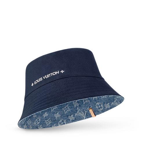 Denim Bucket Hat S00 in Women's Accessories Hats and Gloves collections by Louis Vuitton (Product zoom)