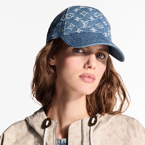 Denim Cap S00 in Women's Accessories Hats and Gloves collections by Louis Vuitton (Product zoom)