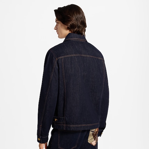 Denim Workwear Jacket cropped worn view