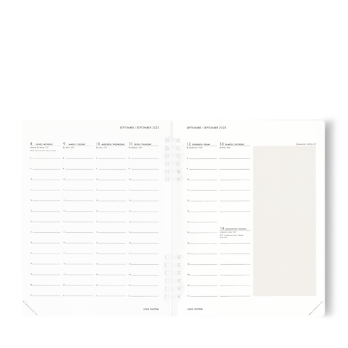 Desk Agenda Notes 2025 in Trunks, Travel and Home's Library Office and Writing collections by Louis Vuitton (Product zoom)